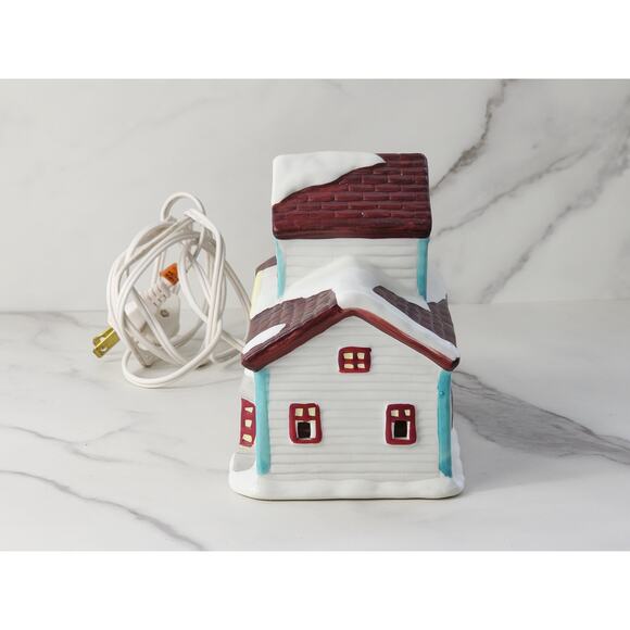 Watkins Christmas Village General Store Lighted House 5 3/4" Ceramic 1992 Vtg - Picture 7 of 15